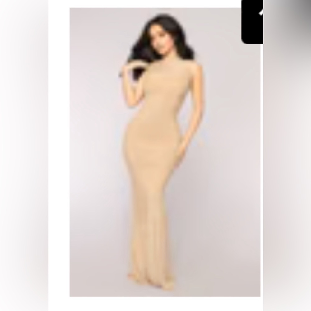 She's A Mystery Studded Dress - Nude